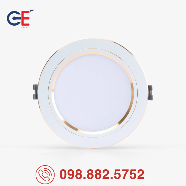 Đèn LED Downlight Rạng Đông đổi màu AT10 110/9W 12W thiết kế viền mỏng 