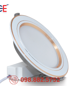 Đèn LED Downlight Rạng Đông đổi màu AT46 110/10W 12W thiết kế viền mỏng