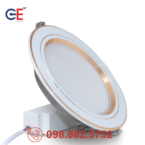 Đèn LED Downlight Rạng Đông đổi màu AT46 110/10W 12W thiết kế viền mỏng