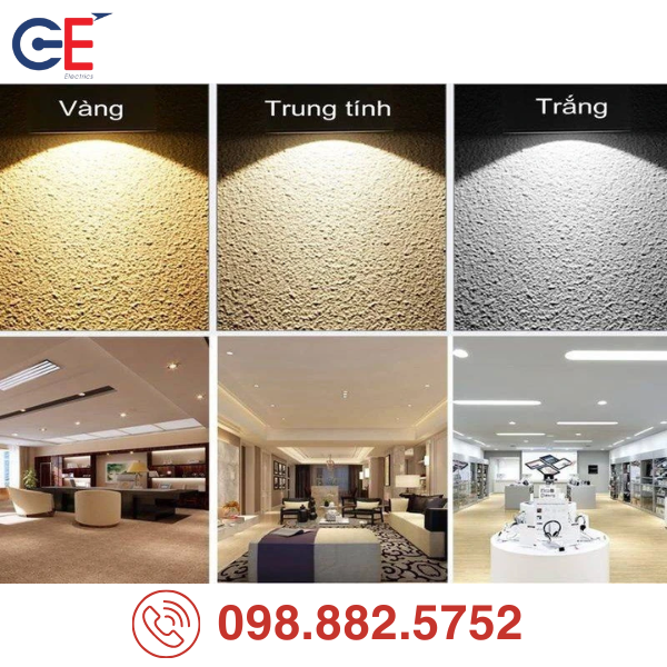 Đèn LED Downlight Rạng Đông đổi màu AT17 90/7W công nghệ ánh sáng đa dạng