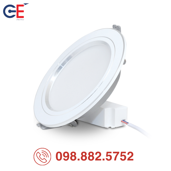 Đèn LED Downlight Rạng Đông đổi màu AT28 90/8W thiết kế thanh lịch