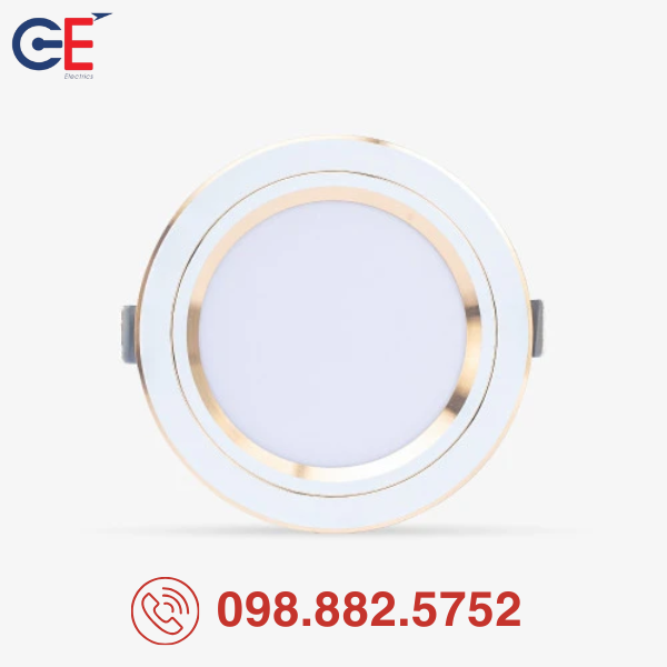 Đèn LED Downlight Rạng Đông đổi màu AT28 90/8W độ bền cao 