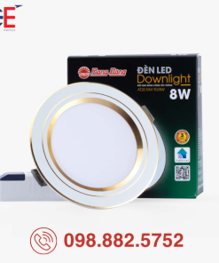 Đèn LED Downlight Rạng Đông đổi màu AT28 90/8W màu sắc ánh sáng linh hoạt
