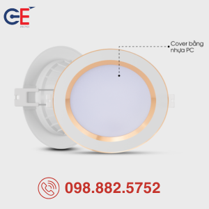Đèn LED Downlight Rạng Đông AT56 110/10W 12W khả năng đổi màu linh hoạt