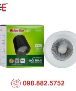 Đèn LED Downlight Rạng Đông nổi trần NT01 110/10W 12W 15W lắp đặt dễ dàng