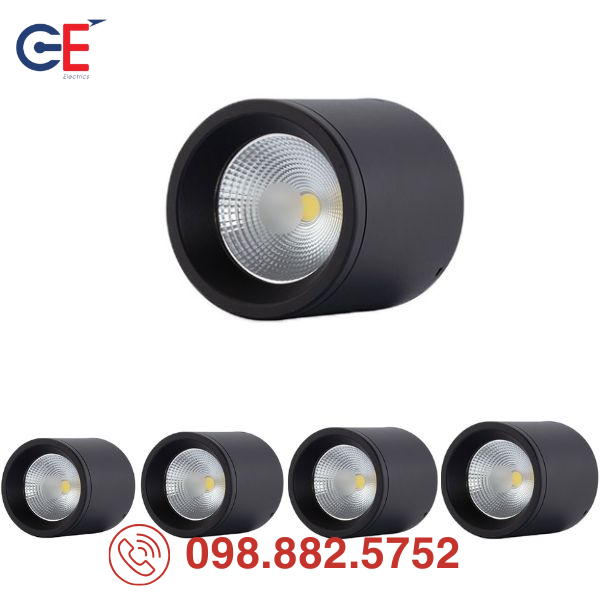 Đèn LED Downlight Rạng Đông nổi trần NT01 90/10W thiết kế gọn gàng 