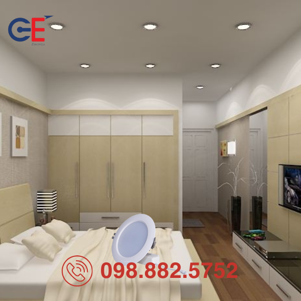 Đèn LED Downlight Rạng Đông AT06.V2 90 phù hợp với mọi không gian
