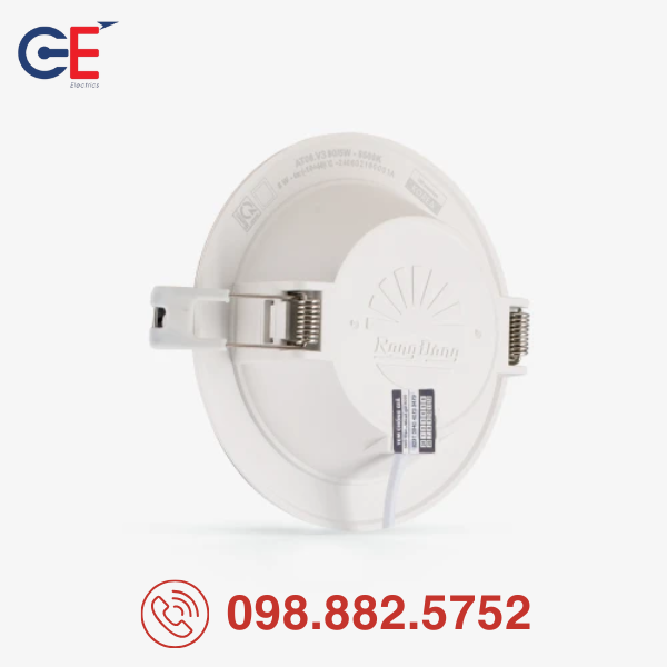 den-led-downlight-rang-dong-at06.v3-110-9w-do-ben-va-tiet-kiem-dien-nang Đèn LED Downlight Rạng Đông AT06.V3 110/9W bền và tiết kiệm năng lượng