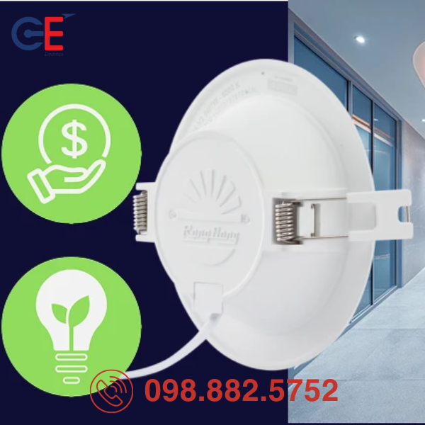 Đèn LED Downlight Rạng Đông AT06.V3 90/5W