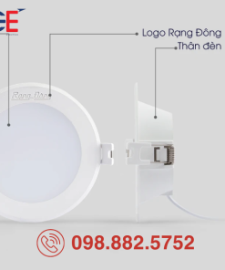 Đèn LED Downlight Rạng Đông AT06.V3 90 thiết kế dễ dàng lắp đặt