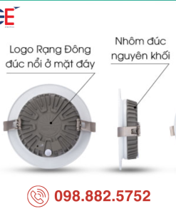 Đèn LED Downlight Rạng Đông AT10 90/8W độ bền cao và ổn định
