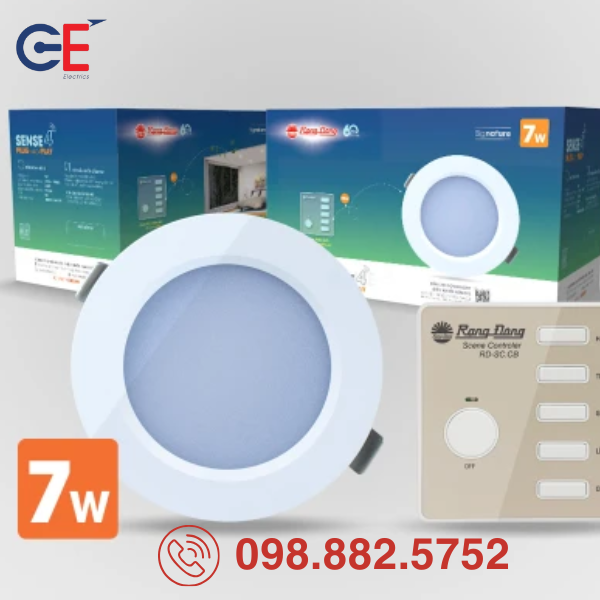 Đèn LED Downlight Rạng Đông AT20.RM 90/7W