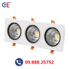 Đèn led downlight vuông Philips GE DLV1-3 12W