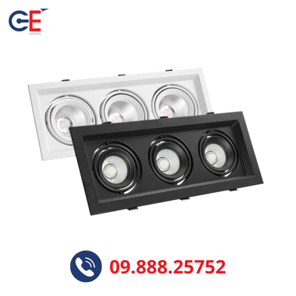 Đèn LED Downlight vuông Philips GE DLV3-3 8W