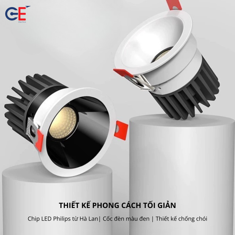Đèn LED Downlight vuông Philips GE DLV4 12W