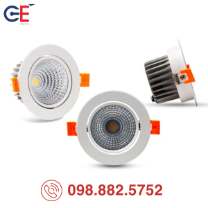 Đèn LED Downlight xoay góc AT40 95/12W chất lượng ánh sáng tập trung