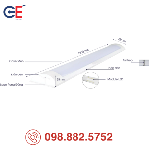 Bộ đèn LED Rạng Đông M26 1200/50W hiệu suất phát quang cực cao