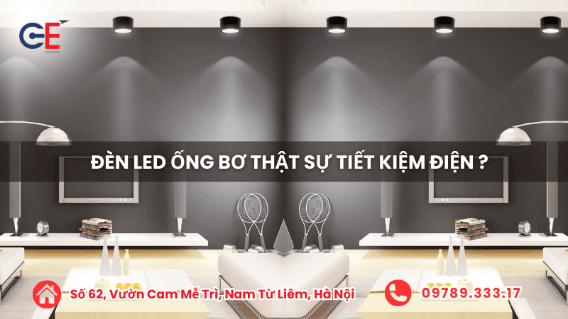 Đèn led ống bơ