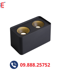Đèn led ốp nổi vuông Philips GE DLV5 đen