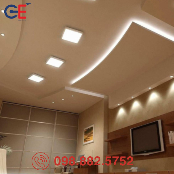 Đèn LED ốp trần Rạng Đông LN08 220x220/22w nâng tầm không gian