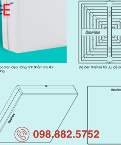 Đèn LED ốp trần Rạng Đông LN12 220x220/22W tản nhiệt hiệu quả