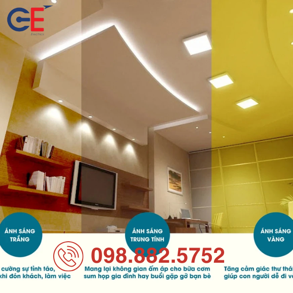 Đèn LED ốp trần Rạng Đông LN12 300x300/30W ánh sáng trung thực