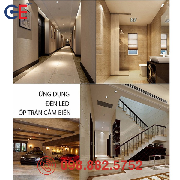 Đèn LED ốp trần Rạng Đông LN12N 170/12W hiệu suất sáng cao