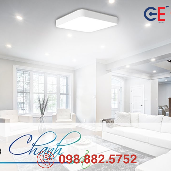 Đèn LED ốp trần Rạng Đông LN12N 220x220/18W nâng tầm không gian 
