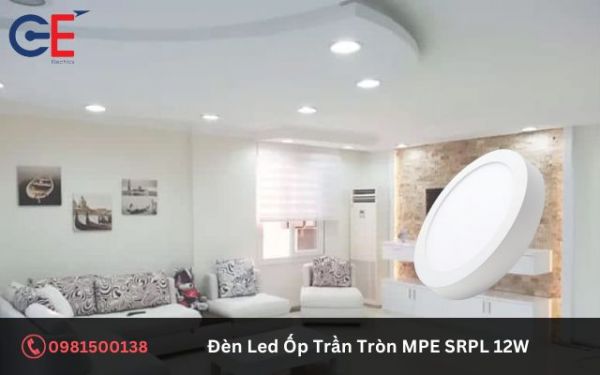 Lưu ý khi sử dụng đèn Led Ốp Trần Tròn MPE SRPL 12W