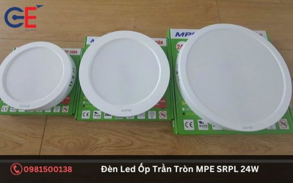 Ứng dụng của đèn Led Ốp Trần Tròn MPE SRPL 24W