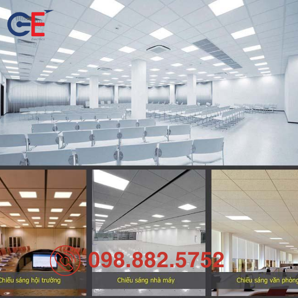 bộ đèn LED Panel Rạng Đông M15 600X600/36W ánh sáng đồng đều