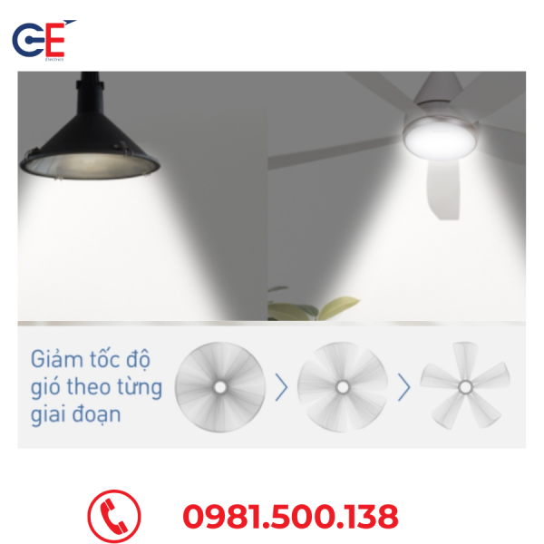 Tính năng của quạt trần 5 cánh Panasonic F-60GFN