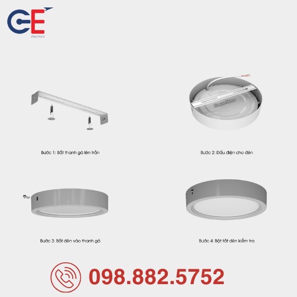 den-led-rang-dong-op-tran-ln09-do-ben-cao Đèn LED ốp trần Rạng Đông LN09 220/22w độ bền cao