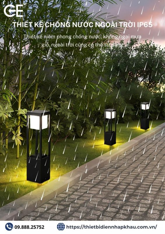 Đèn led sân vườn SV10 bền bỉ với IP65