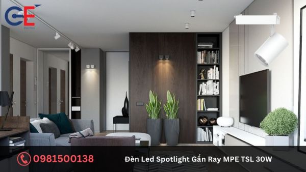 Ứng dụng của Đèn Led Spotlight Gắn Ray MPE TSL 30W