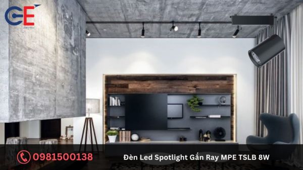 Ứng dụng của đèn Led Spotlight Gắn Ray MPE TSLB 8W