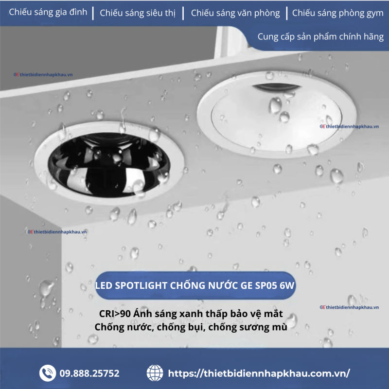 Đèn led Spotlight Philips chống nước 