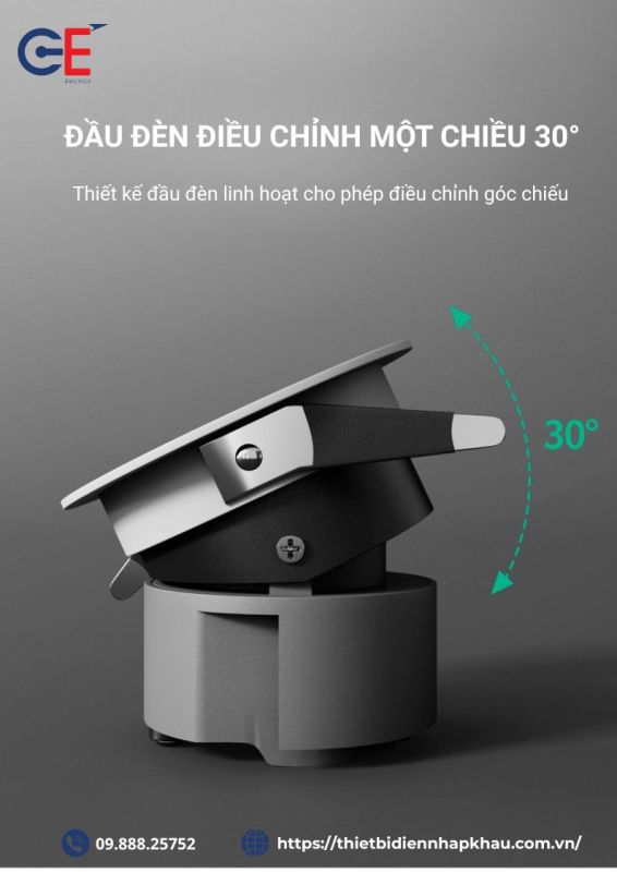 Đèn led spotlight Philips điều chỉnh góc