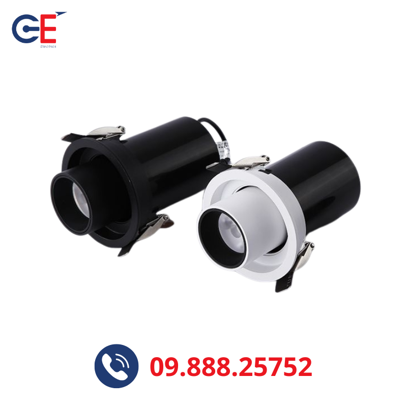 den-led-spotlight-philips-sp10-vo-den Đèn led spotlight Philips SP10 vỏ đen