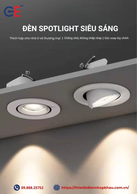 Đèn led spotlight Philips SPX05 siêu sáng