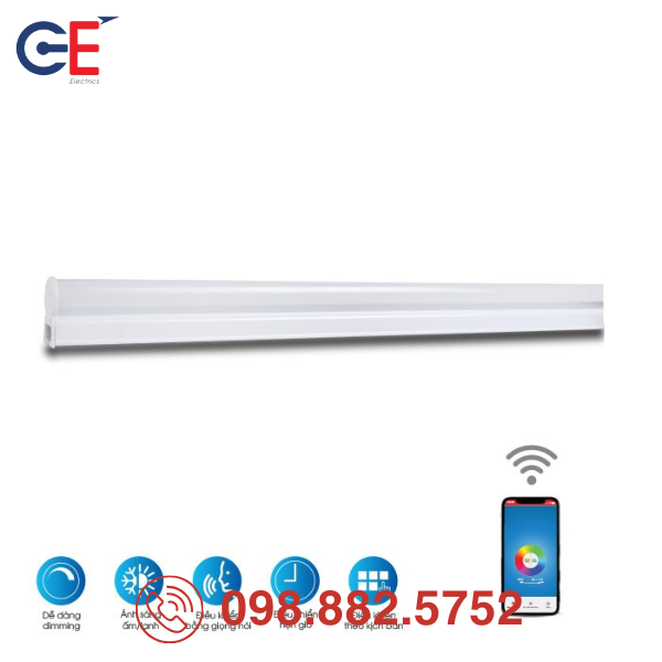 Bộ đèn LED Tube T8 TT01 Rạng Đông M11/20Wx1 hiêu suất ánh sáng vượt trội