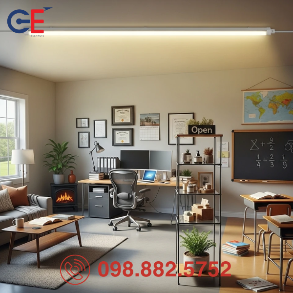 Bộ đèn LED Tube T8 TT01 Rạng Đông M11/20Wx1 chất lượng ánh sáng cao cấp