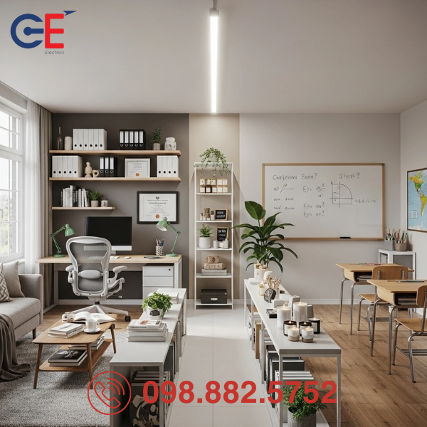 Bộ đèn LED Tube T8 TT01 Rạng Đông M21.1/10Wx1 chất lượng ánh sáng cao