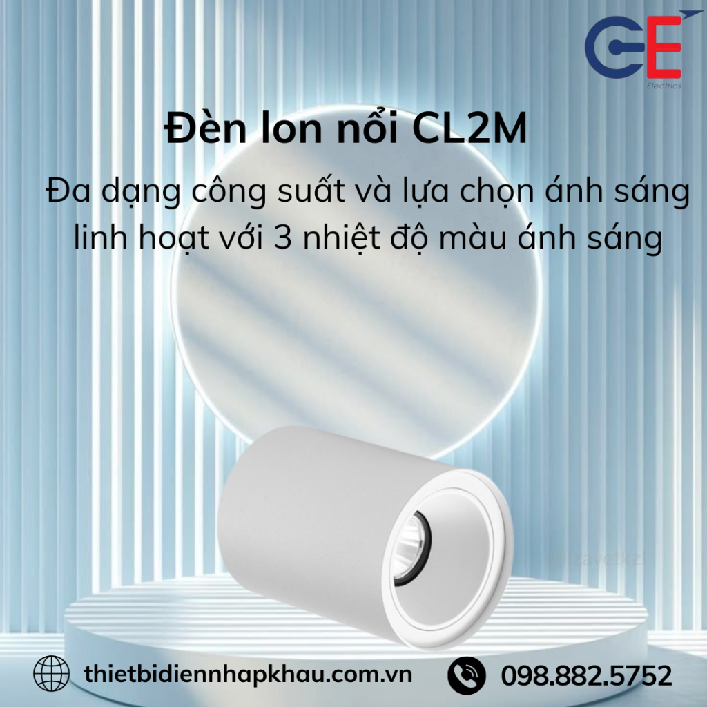 Đèn led ốp trần nổi Philips CL2M đa dạng công suất