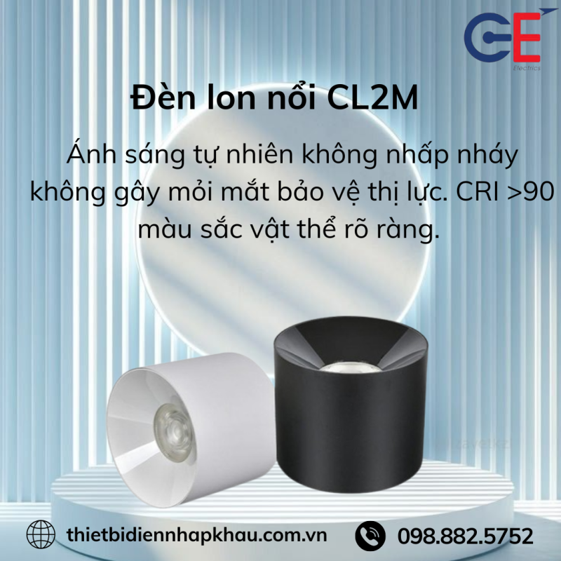 Đèn led ốp trần nổi Philips CL2M ánh sáng chân thực 