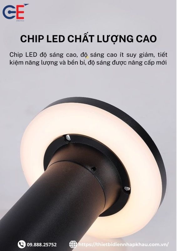 Đèn nấm sân vườn SV01 chip chất lượng cao