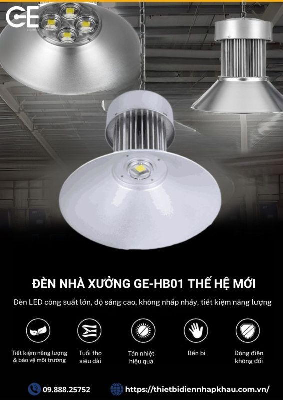 Đèn nhà xưởng 100w Philips thế hệ mới