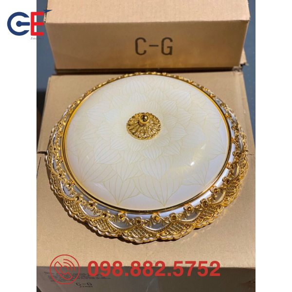 den-op-tran-tan-co-dien-d400-ben-bi Đèn ốp trần tân cổ điển D400 3 chế độ bền bỉ