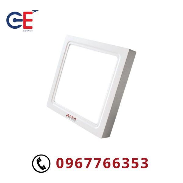 Đèn ốp trần vuông 18W Asia