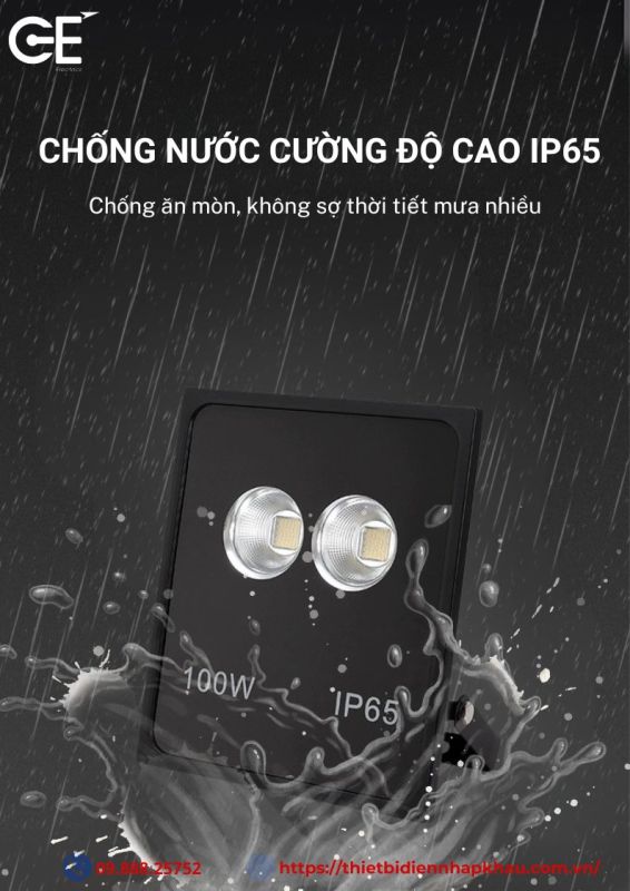 Đèn pha 100w Philips chống nước